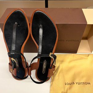 Louis Vuitton Leather Sandals-38.5